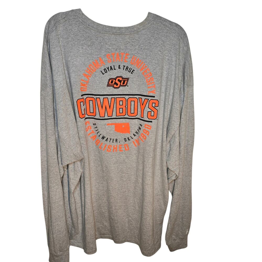 OSU Oklahoma State Cowboys Russell Athletics Long Sleeve Tshirt Size 3xl EUC